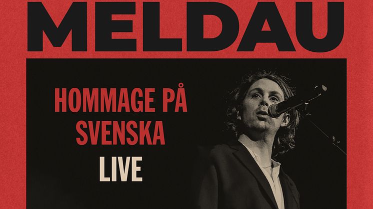 Omslag - Albin Lee Meldau "Hommage på svenska LIVE"