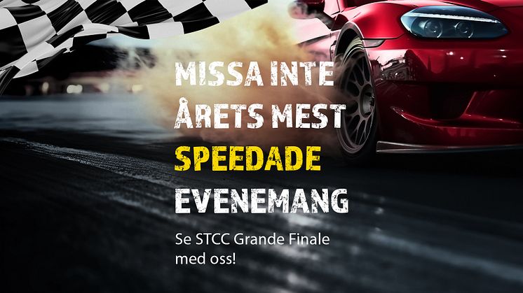 Copiax tar säkerhetsbranschen till årets mest speedade evenemang:  STCC Grande Finale