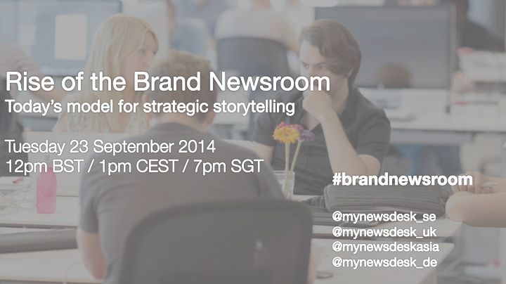 Online event: Rise of the Brand Newsroom