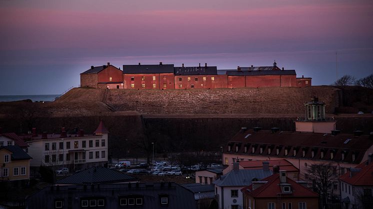 Utsikt från takåsarna på Varbergs Stadshotell & Asia Spa