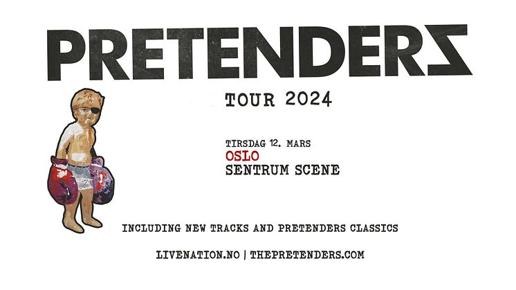 THE PRETENDERS TIL SENTRUM SCENE!