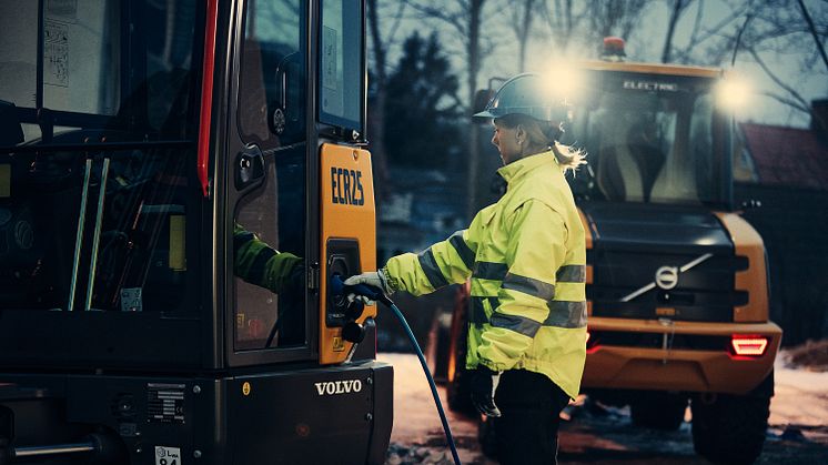 Volvo eldrivna kompaktmaskiner