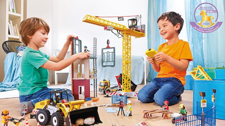 Action auf der PLAYMOBIL-Großbaustelle