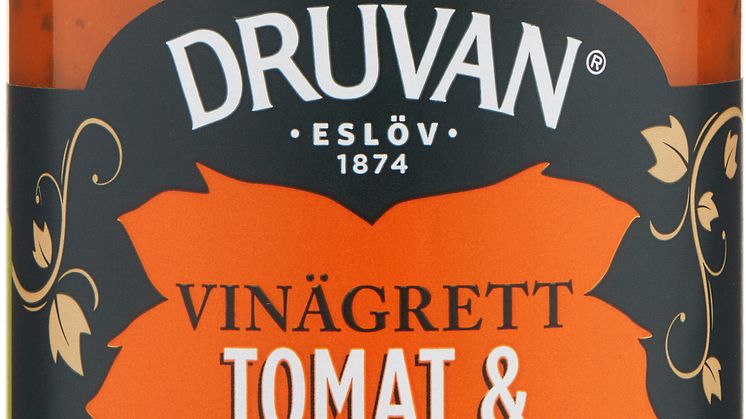 Nyhet! Druvan® Vinägrett Tomat & Ingefära