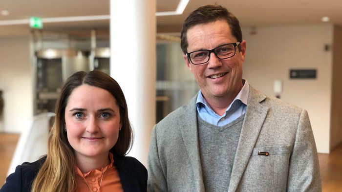 Christine Andersson, Affärsrådgivare och Agronom på LRF Konsult och Ulf Möller, segmentsansvarig Skog & Lantbruk på Swedbank och Sparbankerna.