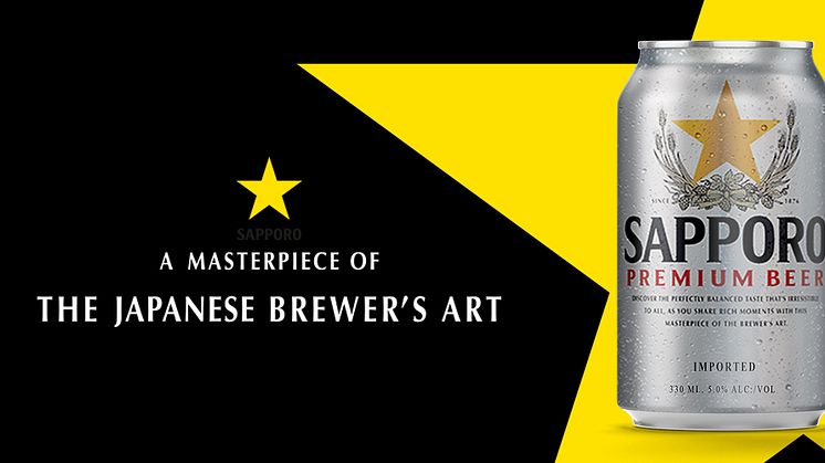 Sapporo Premium Lager – legendarisk japansk öl släpps i systembolagets fasta sortiment.