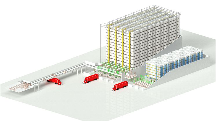 Jungheinrich bygger en automationslösning för Coca-Cola HBC vid företagets fabrik i Radzymin i Polen.