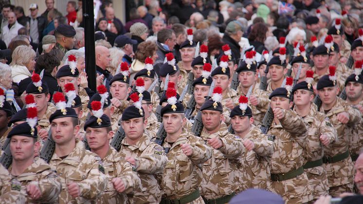 Fusiliers to make Homecoming Parade in Bury