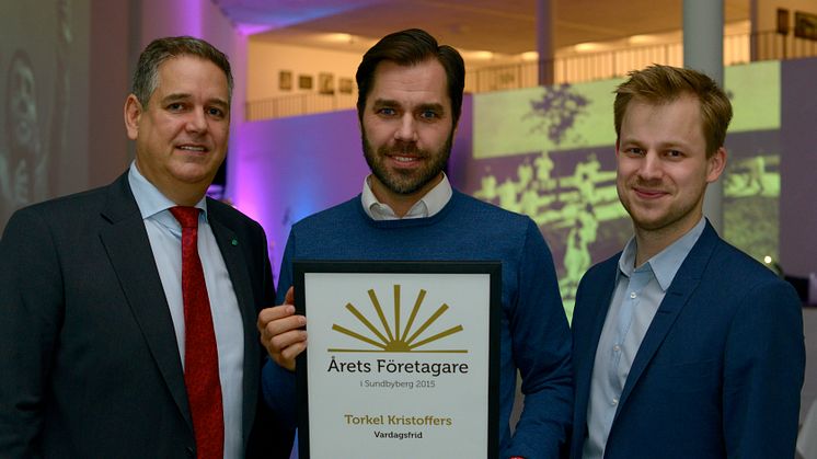 Torkel Kristoffers utsedd till Årets Företagare Sundbyberg