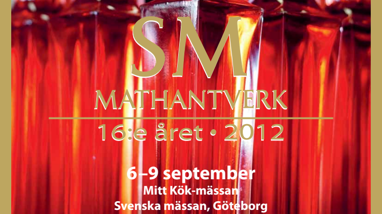 SM i Mathantverk 2012