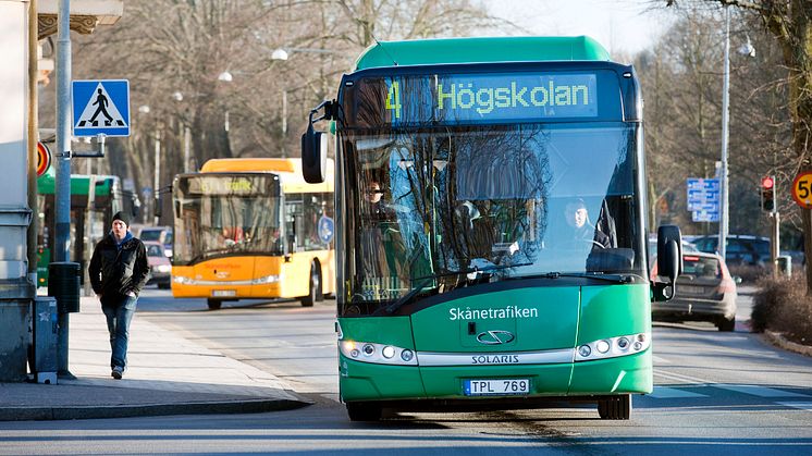 Stadsbussresenärer i Kristianstad får fler resmöjligheter den 17 augusti
