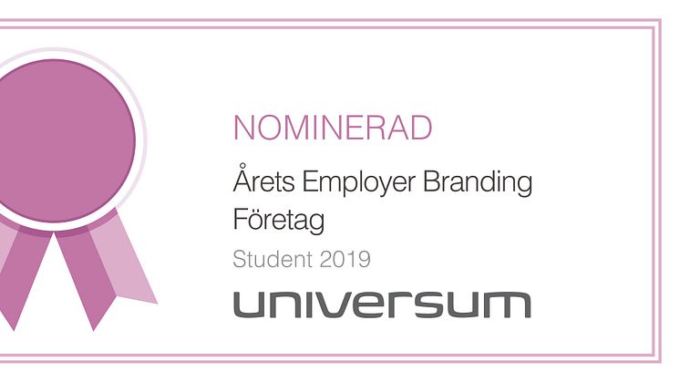 Sodexo nominerat till ”Årets employer branding-företag 2019”