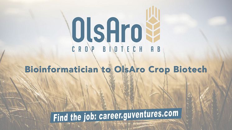 OlsAro Crop Biotech is hiring again !