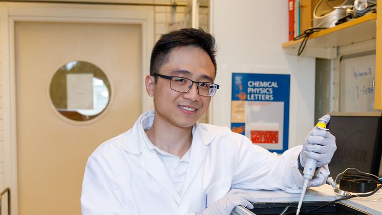 Tan Luong, doctoral student at the Department of Chemistry. Photo: Trung Nguyen