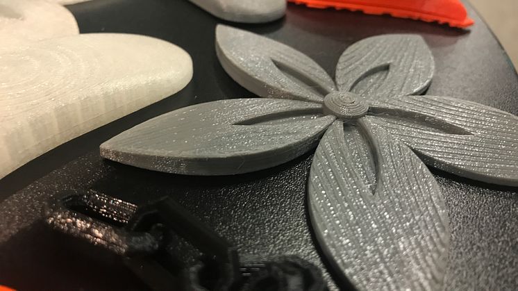 Example of 3D-printed products