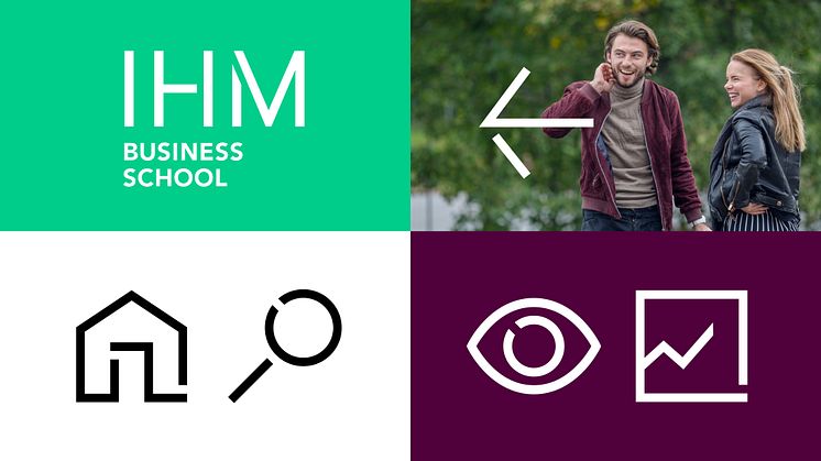 IHM Business Schools nya visuella identitet är framtagen i samarbete med Happy F&B