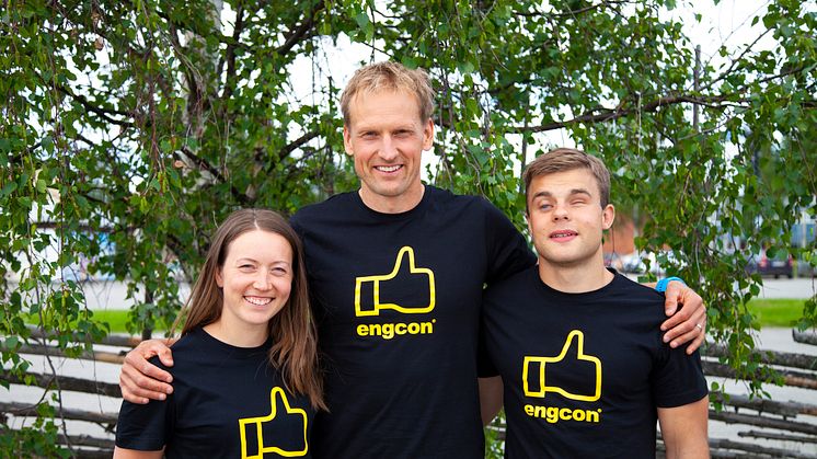 team_engcon_fr v_Laila Kveli, Jerry Ahrlin, Sebastian Modin.