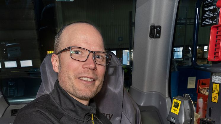 Tomas Wall, Product Manager i Engcon Control Systems