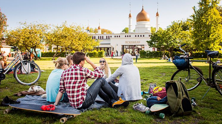 Flygande utveckling av Folkets Park