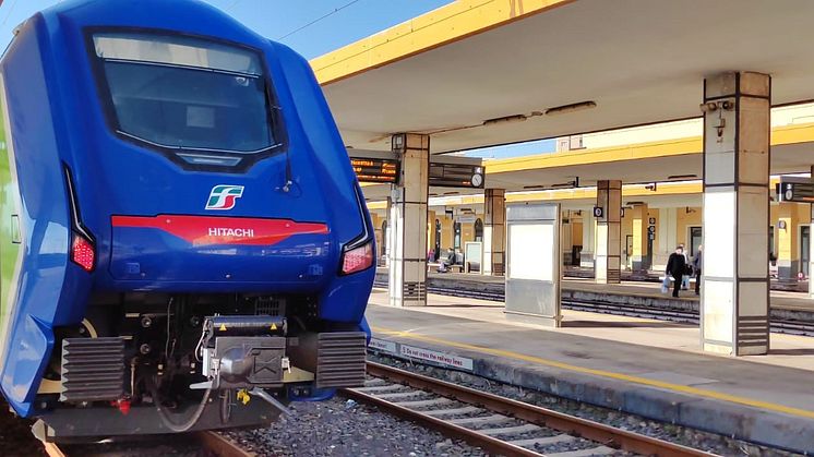 The Blues train, Europe's first tri-modal train, enters passenger service