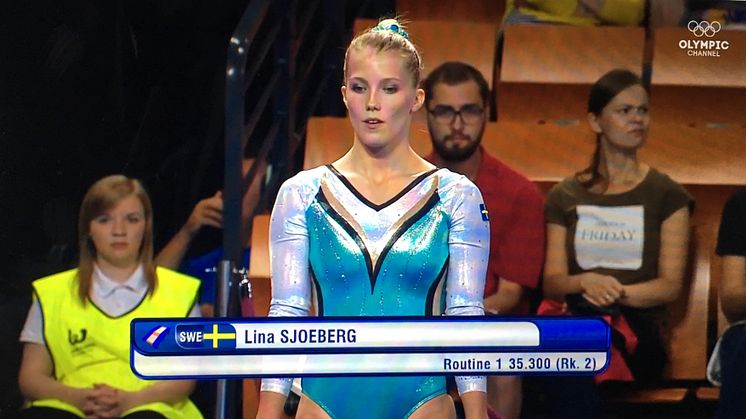 Lina Sjöberg tog brons i DMT på World Games i Polen