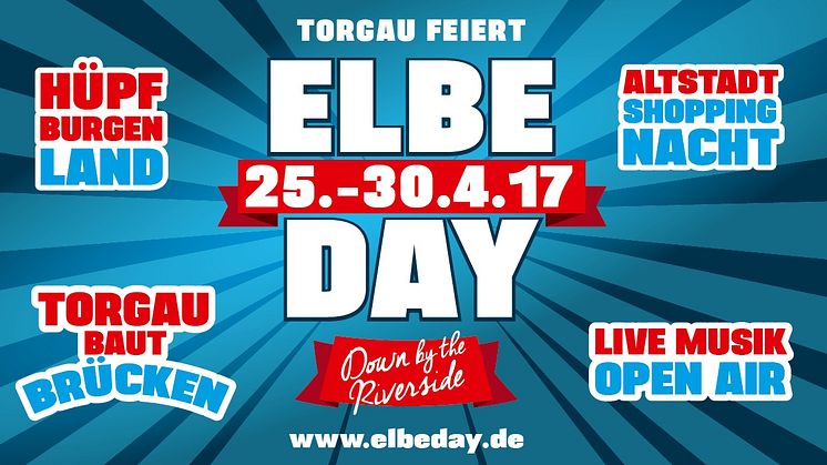 Banner ELBE-DAY Torgau © TIC Torgau