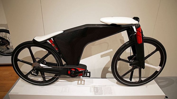 Der Prototyp des "Visionsbike" vom Mechatronikspezialist Brose Fahrzeugteile GmbH & Co. KG