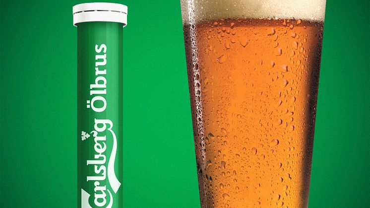 Carlsberg lanserar ”Ölbrus” – världens första ölbrustablett