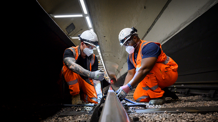 Network Rail engineers will be working in the Northern City Line tunnels on upcoming weekends