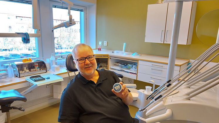  Bengt Wiberg hos sin tandläkare på Lidingö