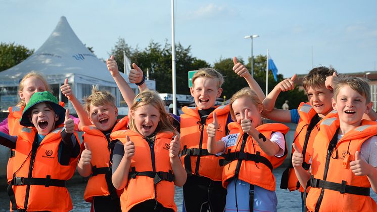 Freude bei den Segelkids im Segelcamp