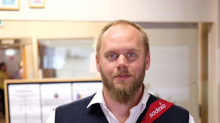 Peter Wigg, platschef Sodexo Gävle. Fotograf: Nenne Jacobson Granath, atelje3@comhem.se 