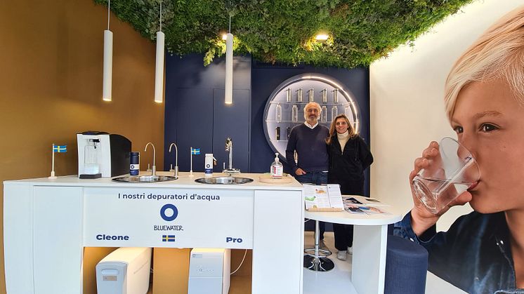Enrico Cascione and partner Beatrice Villa at H2Optima have opened the first Italian Bluewater Experience Center in central Milan.