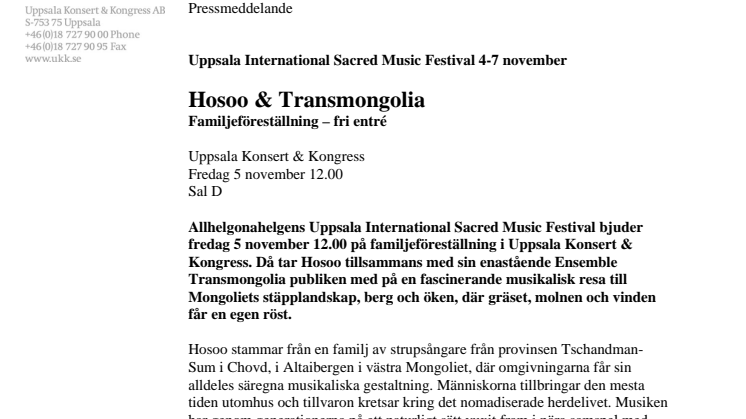 Hosoo & Transmongolia 5 november
