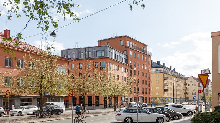 Kvarteret Motorn, bostadskvarer som infill i historisk stadsmiljö