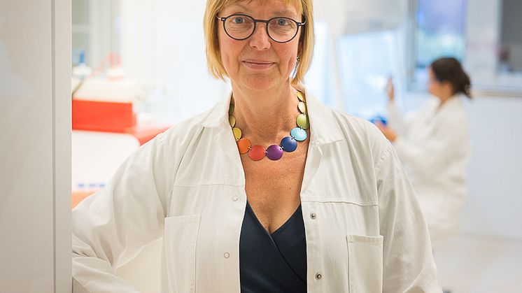 Maja Johansson, platschef på Diamyd Medicals anläggning i Umeå. 