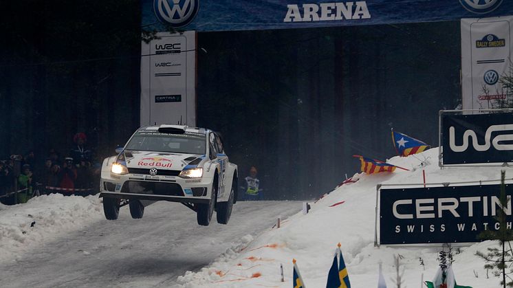 Dubbelseger för Volkswagen i Rally Sweden