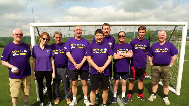 Rochdale stroke survivor walks his way to football success