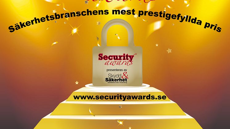Finalisterna klara för Security Awards 2016