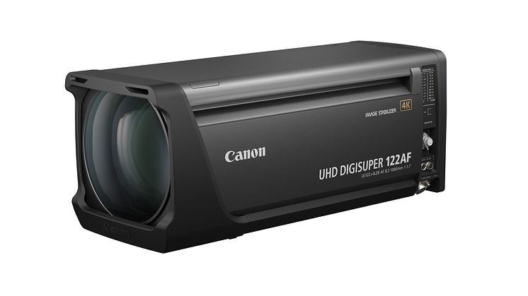 Canon UHD DIGISUPER 122AF (UJ122x8.2B AF) - Canon's latest broadcast zoom lens.