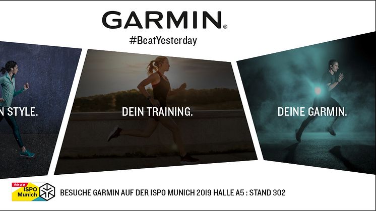 Garmin auf die ISPO 2019: Halle A5, Stand 302