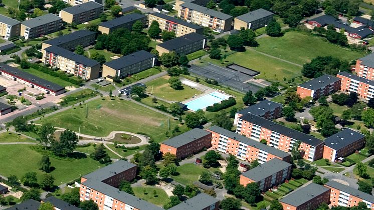 Aktivitetsplatsen/storlekplatsen är tänkt att ligga i parken mitt på Gamlegården