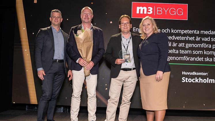 M3 Bygg vinner Best Management Company Priset