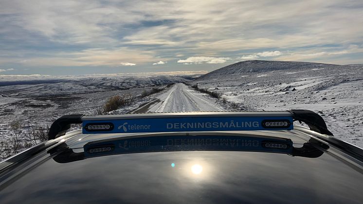 Bjørn Amundsens dekningstur gikk gjennom alle landets fylker. Her fra Finnmark.