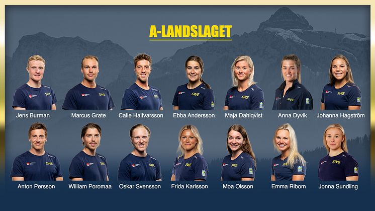 Nu presenteras längdlandslaget – här är A-landslaget och Team BAUHAUS