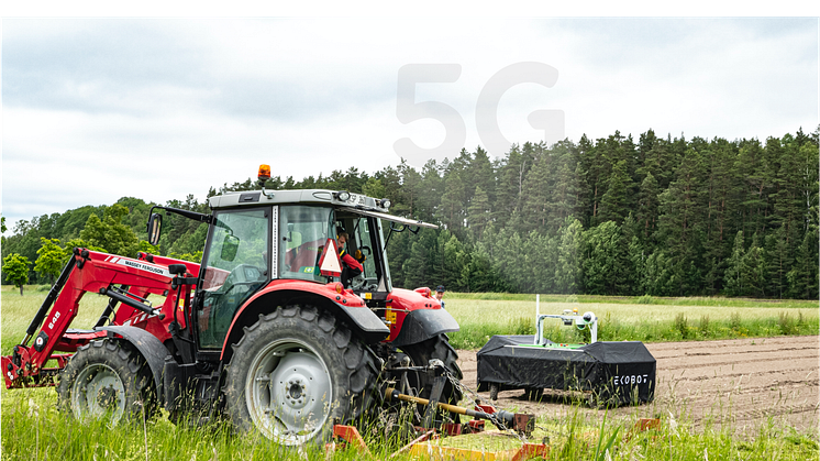 Telia och Ekobot i 5G-samarbete kring autonom robot för hållbart jordbruk