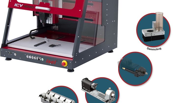 ICV 4030 - En kompakt servostyrd Isel CNC-maskin för t.ex fräsa, mäta, borra eller dosera.