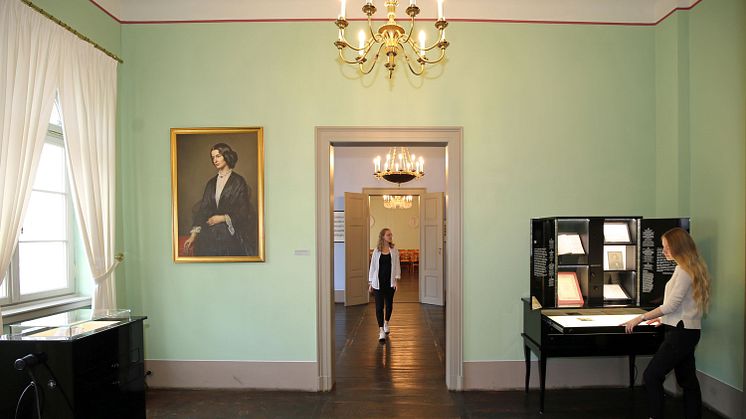 Mendelssohn-Haus Leipzig: Blick in das neugestaltete Sterbezimmer - Foto: Andreas Schmidt 