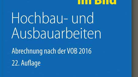 VOB im Bild – Hochbau- und Ausbauarbeiten