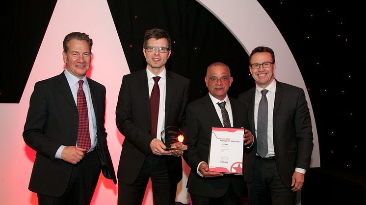 MTR och Arriva mottar utmärkelsen Rail Operator of the Year Award i London